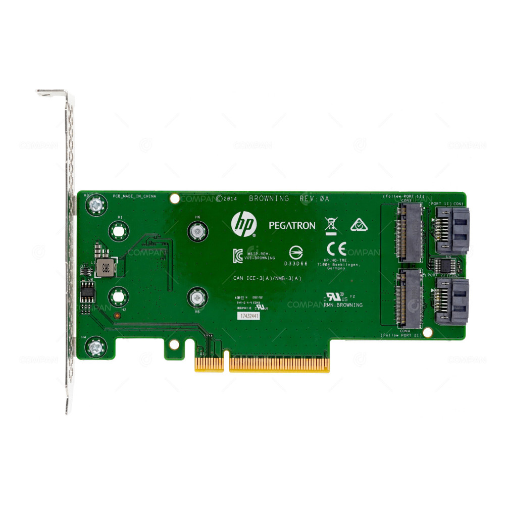 759505-001 HP BOSS PCIE X2 M.2 SSD SATA ADAPTER CARD FOR STOREEASY 1660 759238-001